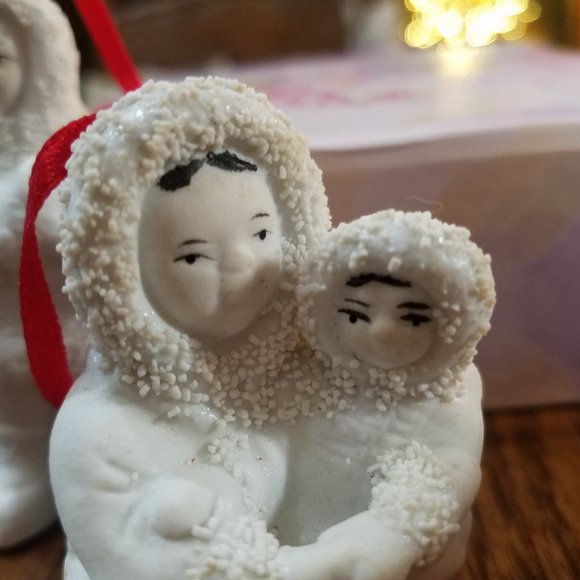 Rare Vintage Arctic Kids of Alaska Porcelain Bisque Collectable Ornaments - Picture 17 of 17